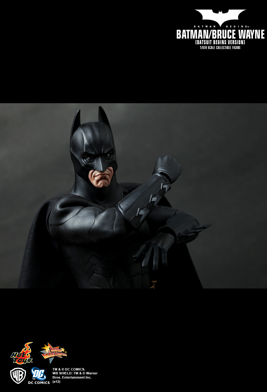 Hot Toys : Batman Begins - Batman/ Bruce Wayne (Batsuit ... utility harness 