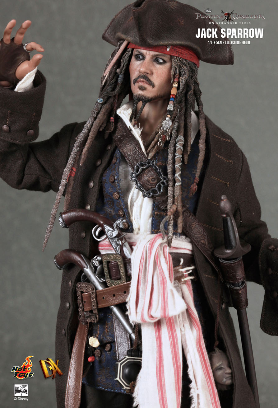 Hot Toys DX06 Pirates of Caribbean Jack Sparrow 1/6th Scale Sword & Sheath Set 