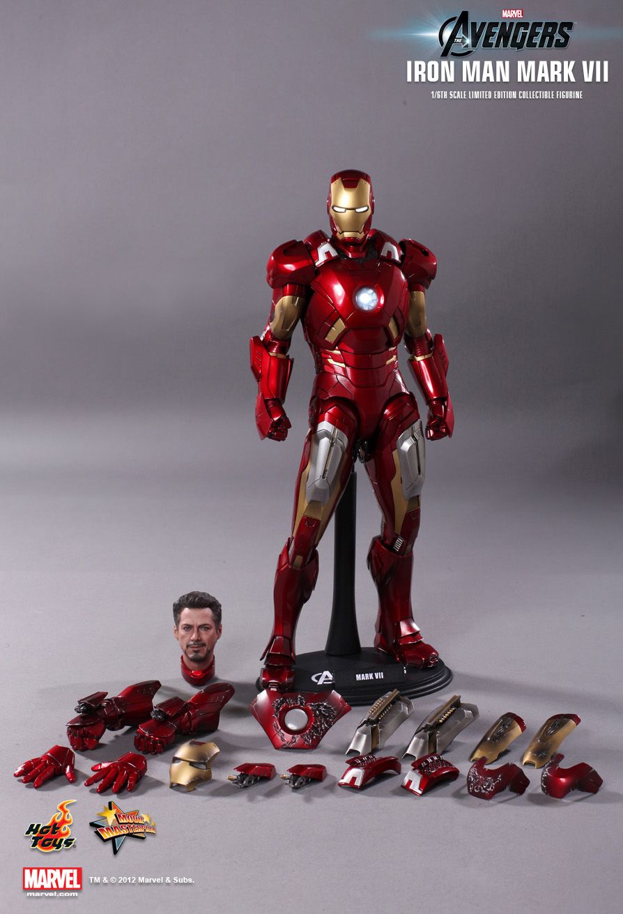 iron man metal figure