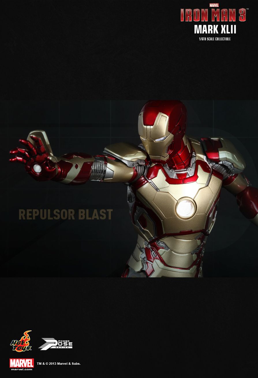 Hot Toys : Iron Man 3 - Power Pose Mark XLII 1/6th scale 
