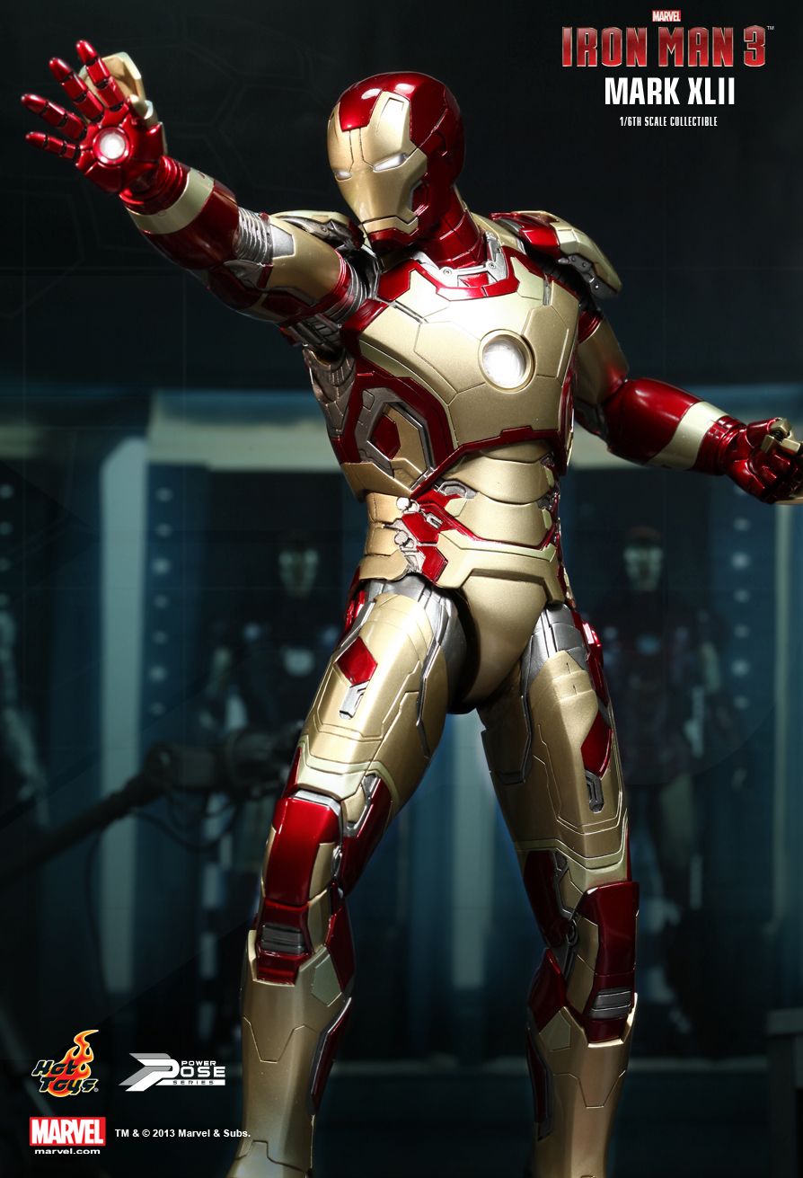 Hot Toys : Iron Man 3 - Power Pose Mark XLII 1/6th scale 