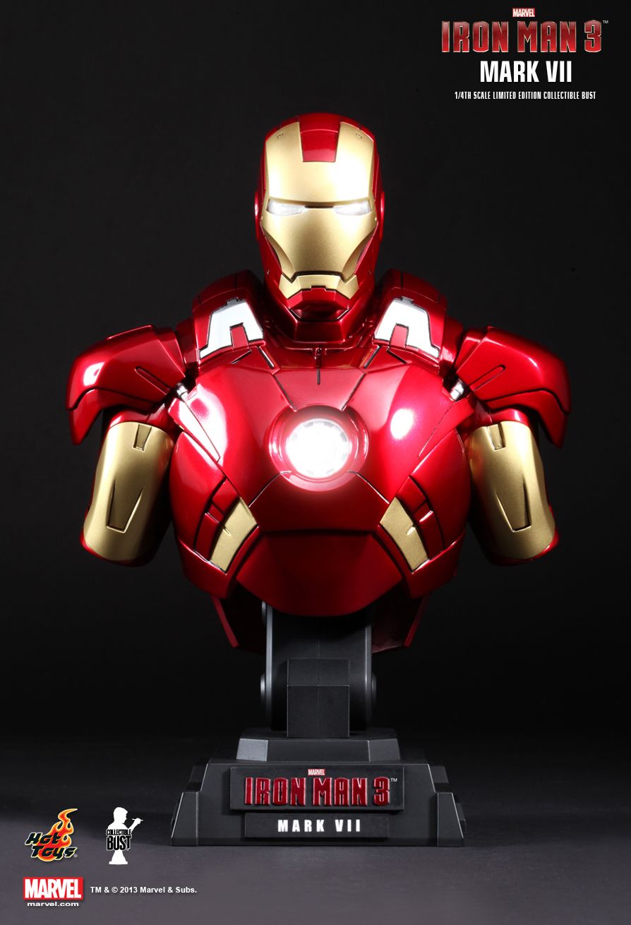 hot toys iron man bust