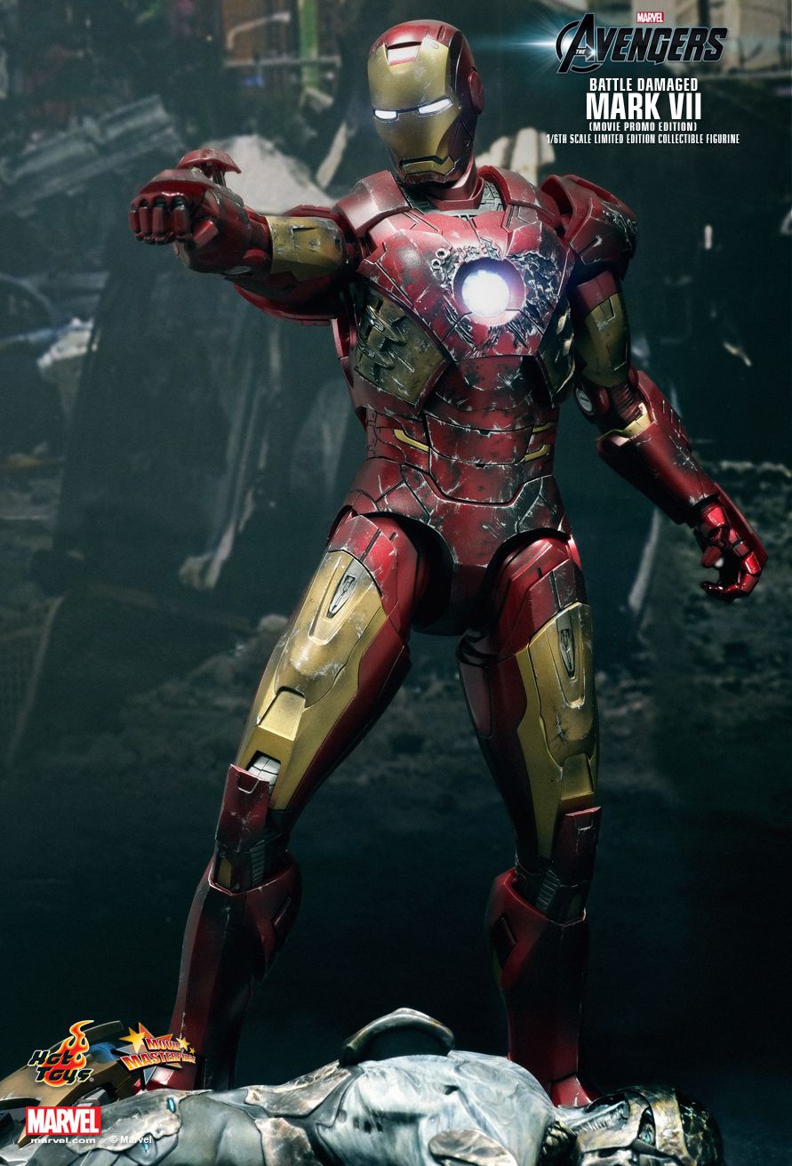 [Hot Toys] The Avengers: Iron Man Mark VII - Battle Damaged | Movie Promo Edition PD13649863502Uh