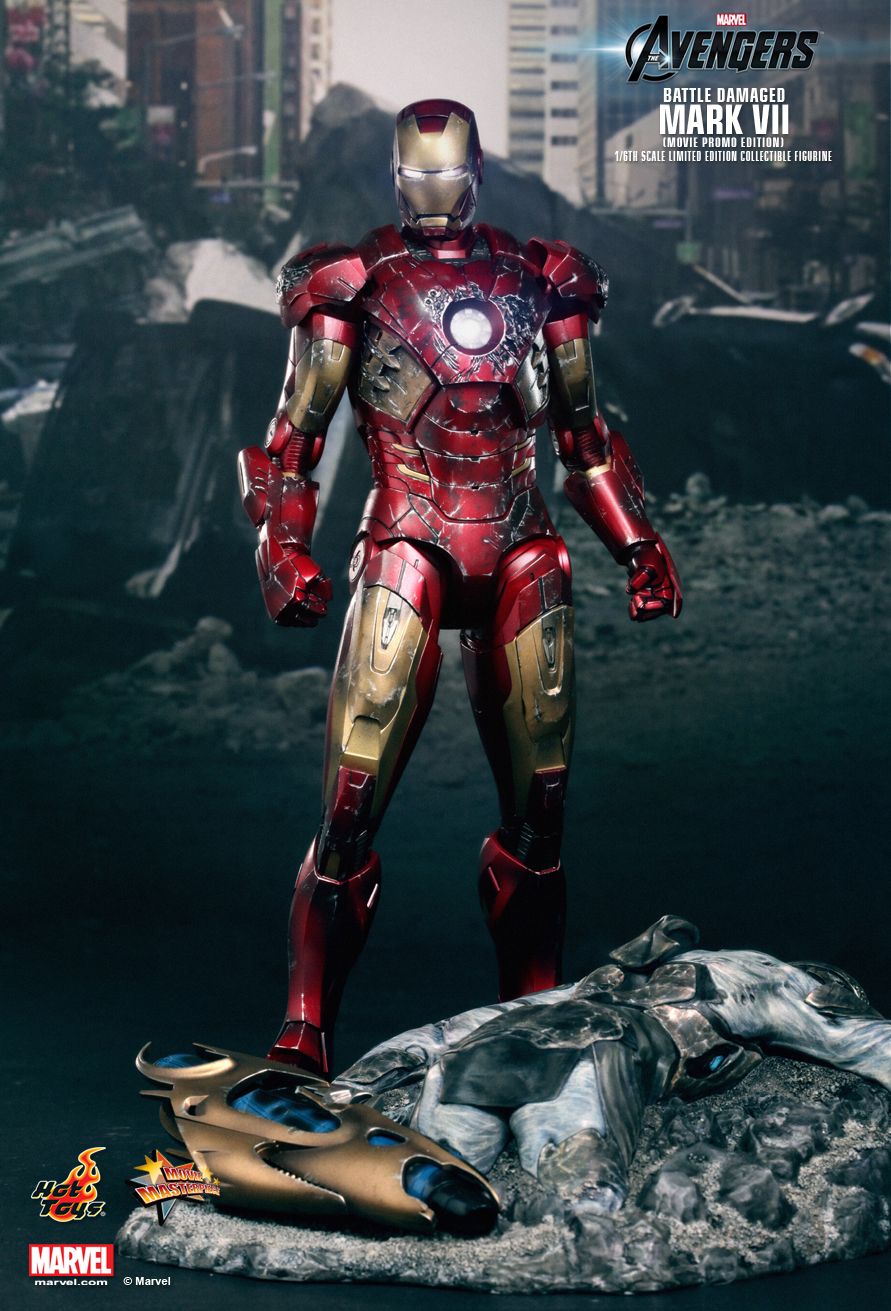 [Hot Toys] The Avengers: Iron Man Mark VII - Battle Damaged | Movie Promo Edition PD1364986360Q6W