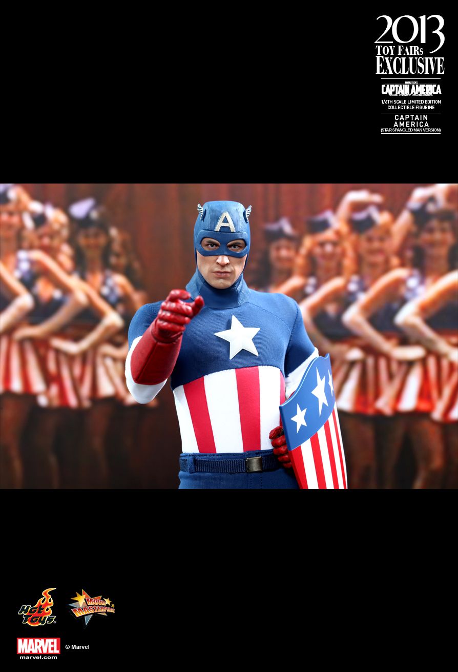 Hot Toys The First Avengers CAPTAIN AMERICA Star Spangled Man 1/6 SHOVEL w/SHEAT 