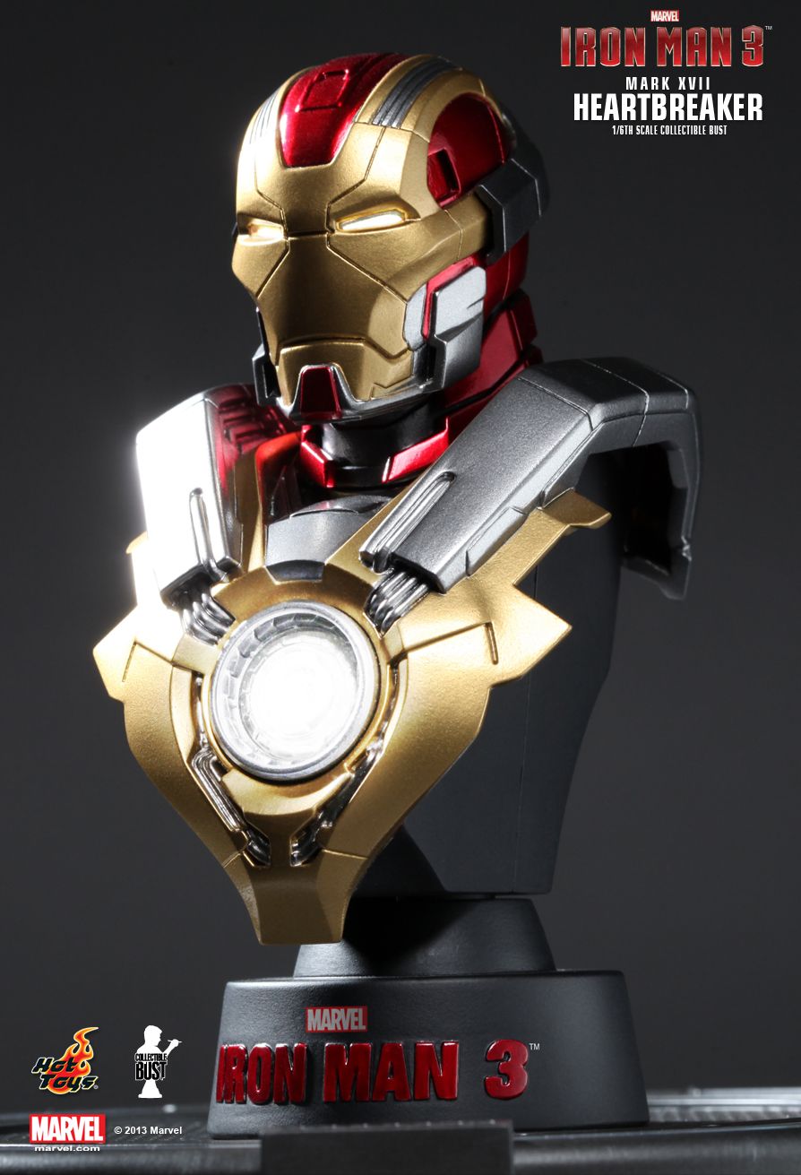 Hot Toys Iron Man 3 Collectible Bust Series 1 6th Scale