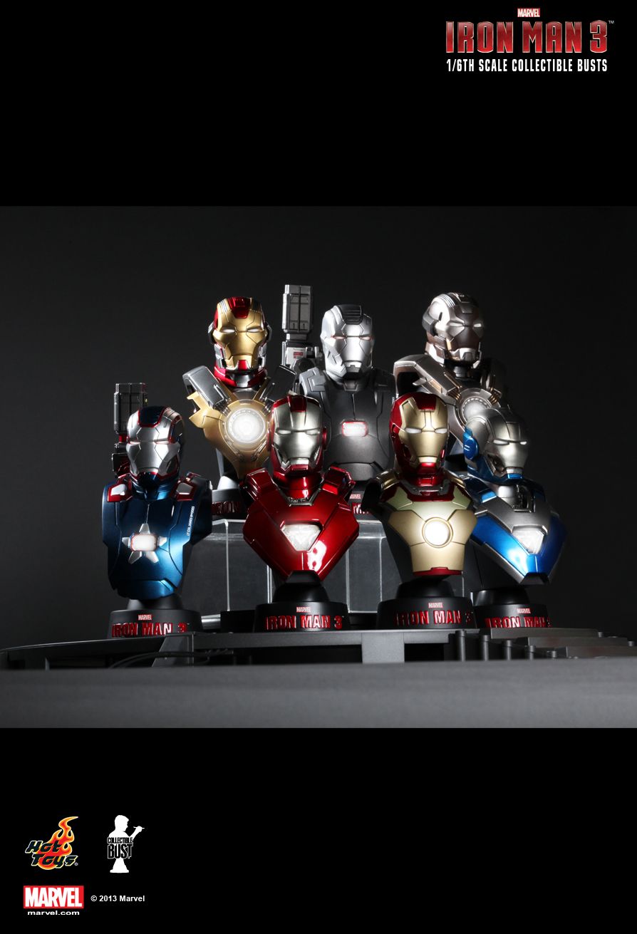 [Hot Toys] Iron Man 3: Collectible Bust - Deluxe Series 1/6 scale PD1377852373W86