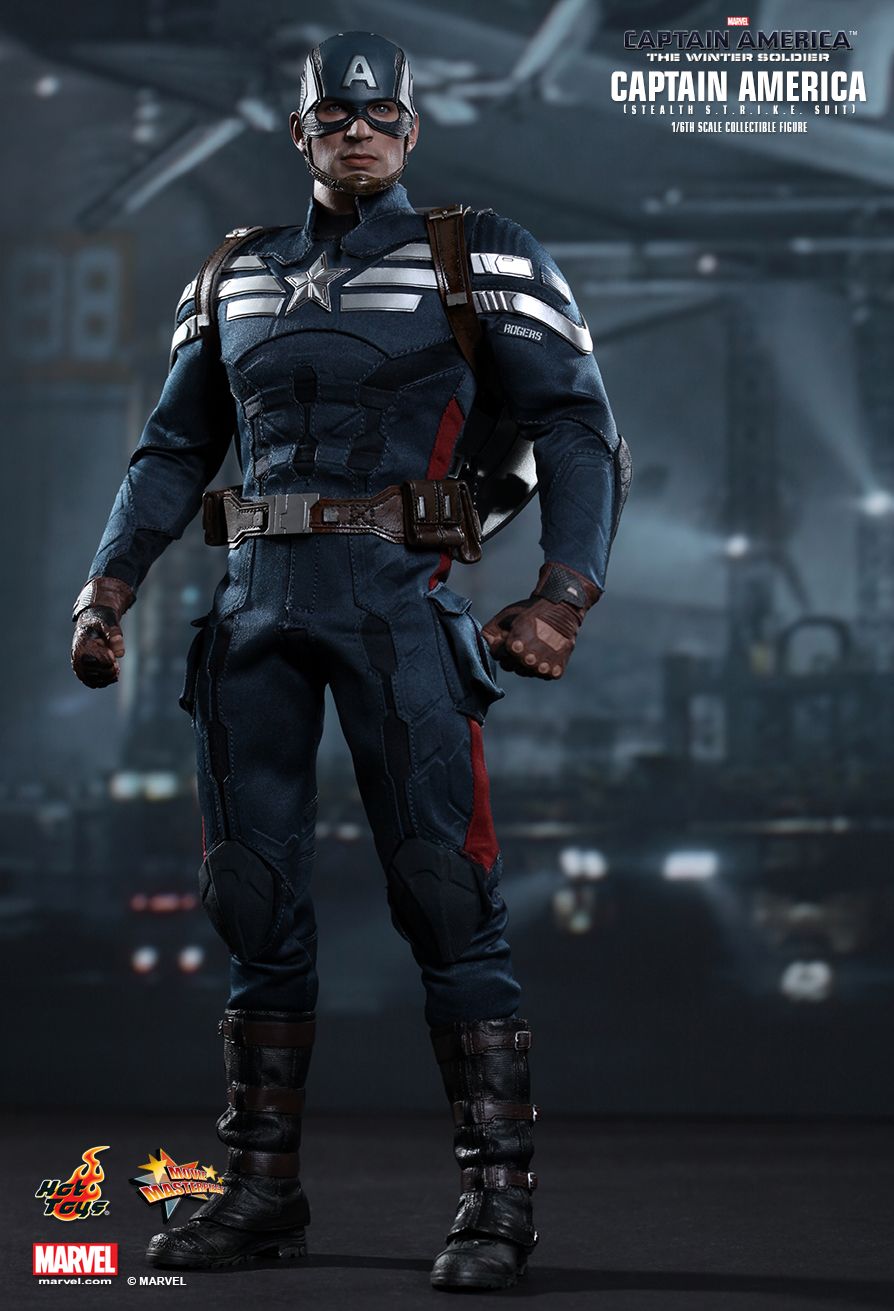 captain america stealth suit action figure
