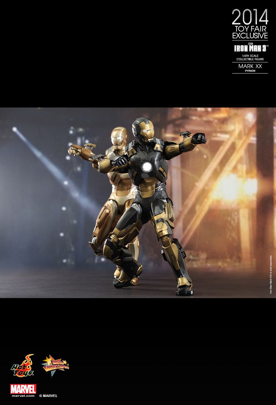 hot toys iron man python