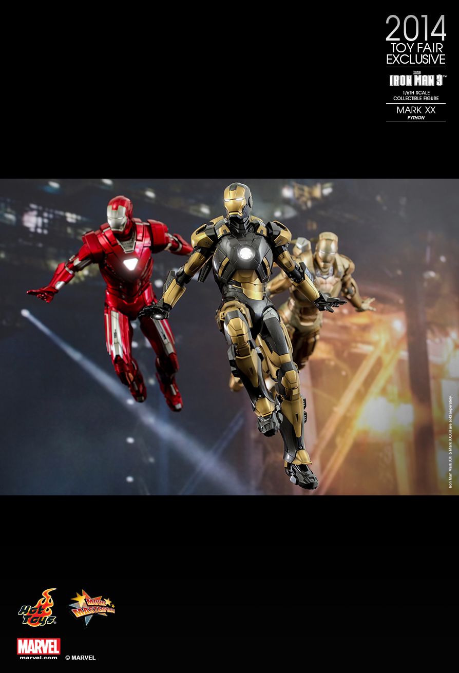 hot toys iron man python