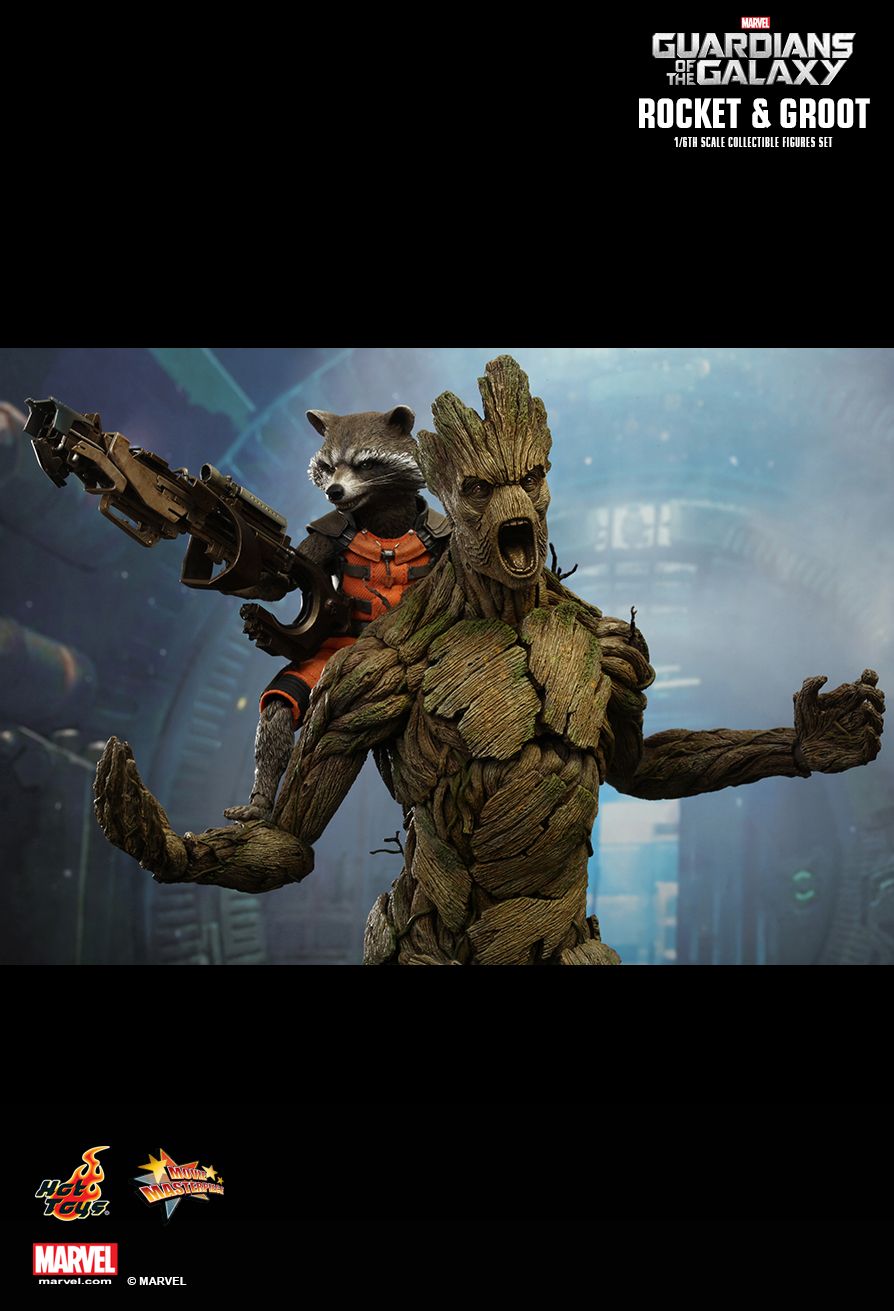 hot toys groot rocket