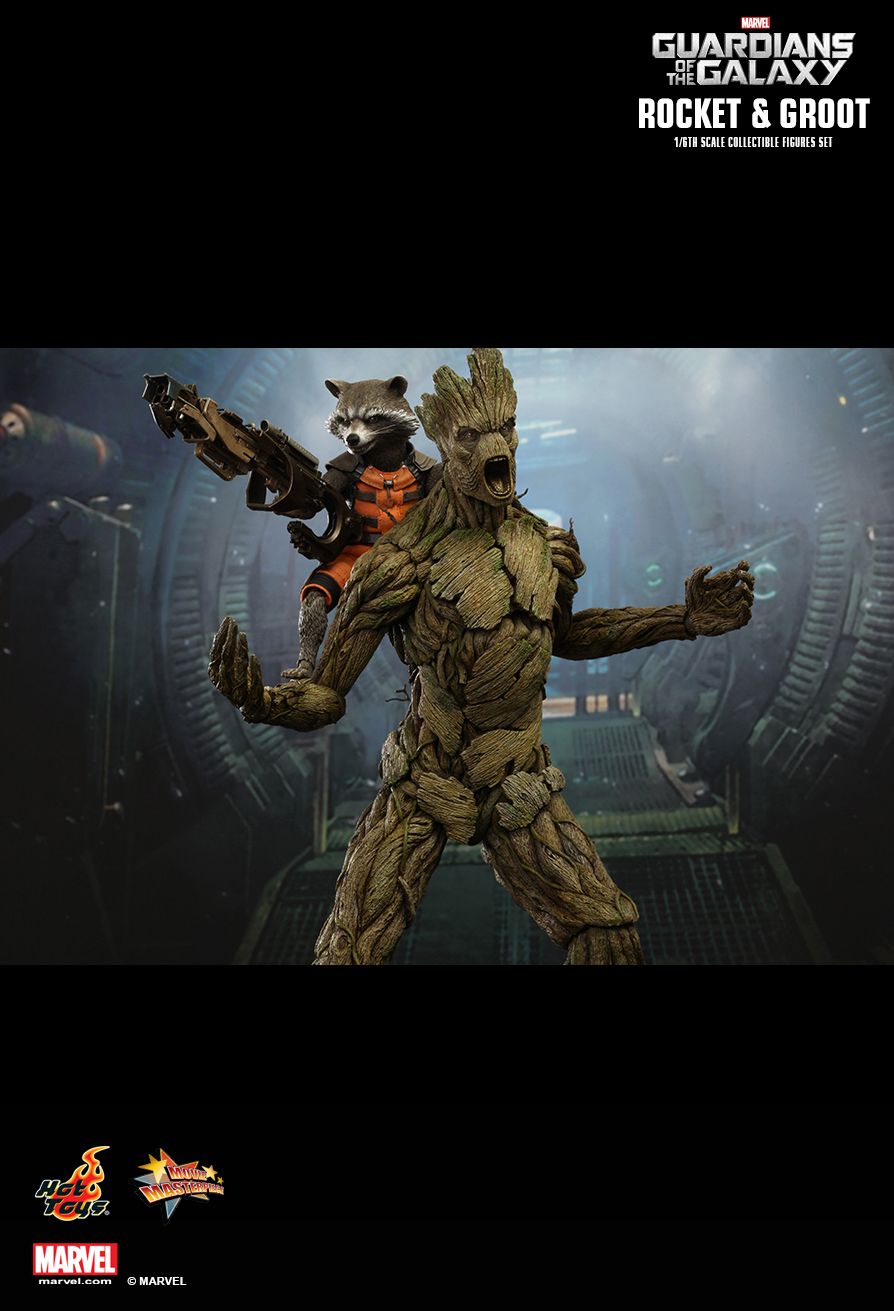 hot toys groot rocket