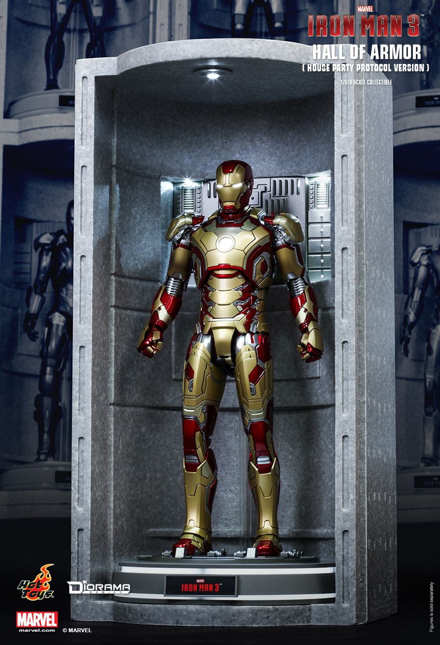 Hot Toys : Iron Man 3 - Hall of Armor 