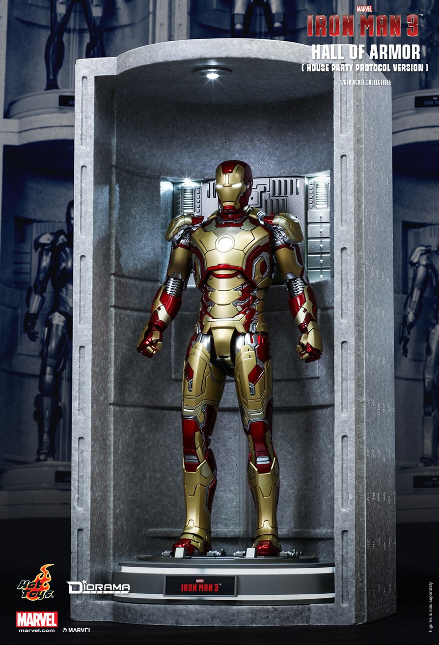 hot toys mini hall of armor