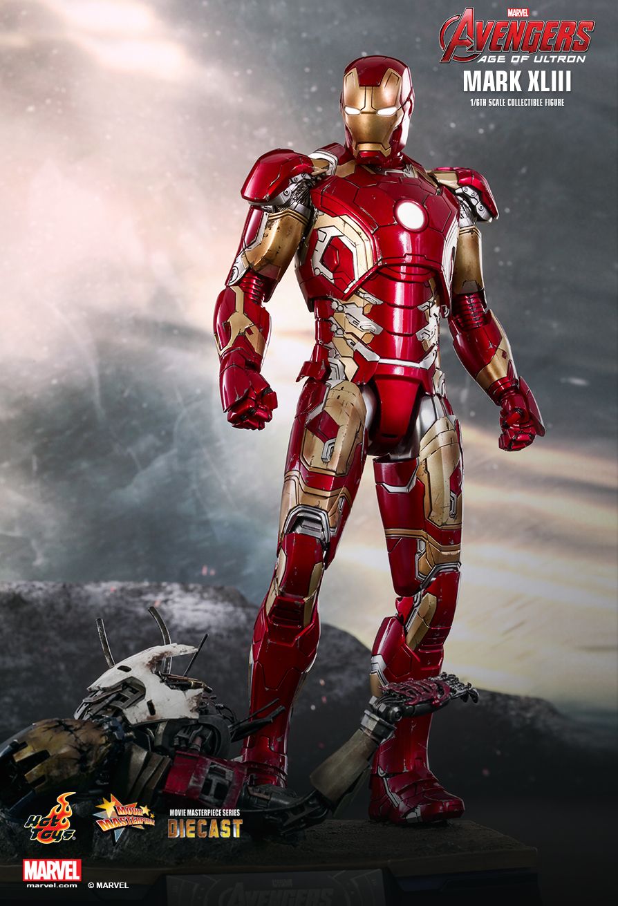 Details about  / Hasbro Iron Man Mark 43 Action Figure Avengers lights and Speech Interactive
