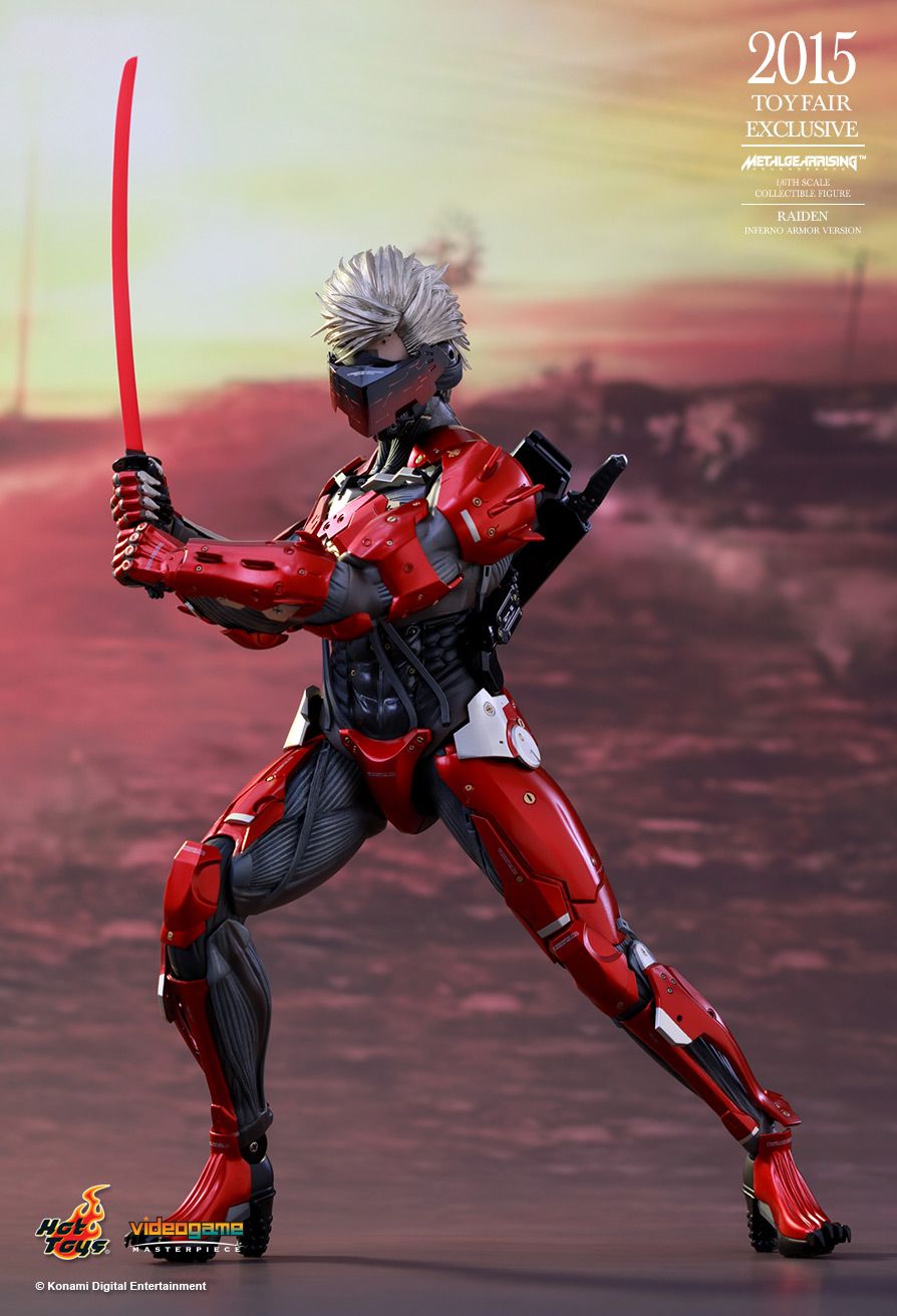 [Hot Toys] VGM - Metal Gear Rising: Revengeance - Raiden (Inferno Edition) PD1436503201ndl