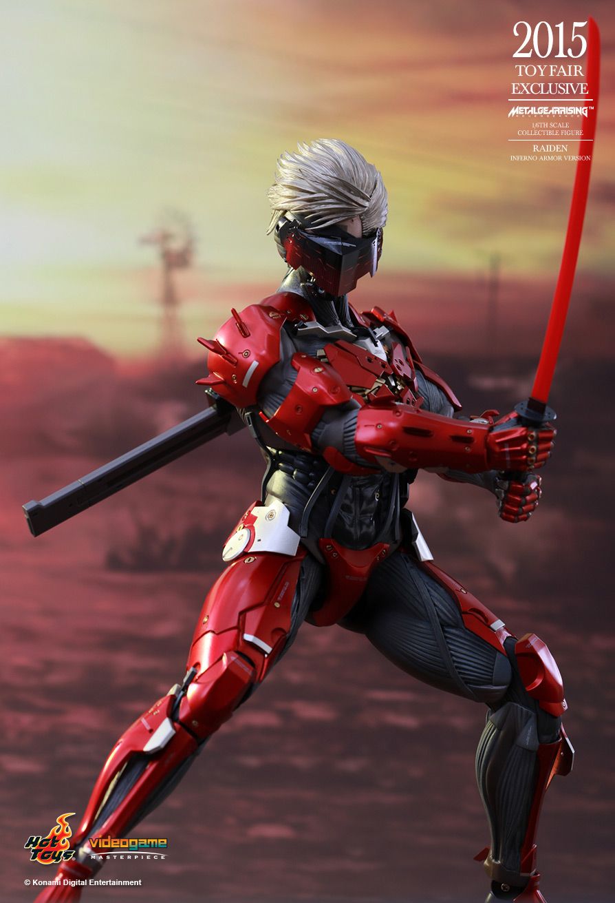 [Hot Toys] VGM - Metal Gear Rising: Revengeance - Raiden (Inferno Edition) PD1436503203A9S