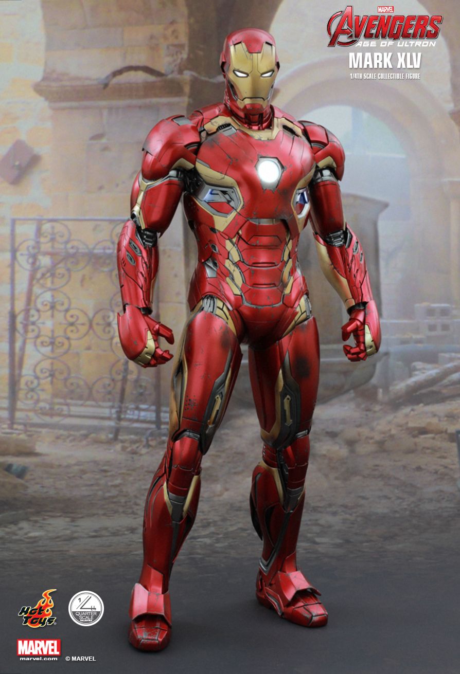 hot toys quarter scale iron man