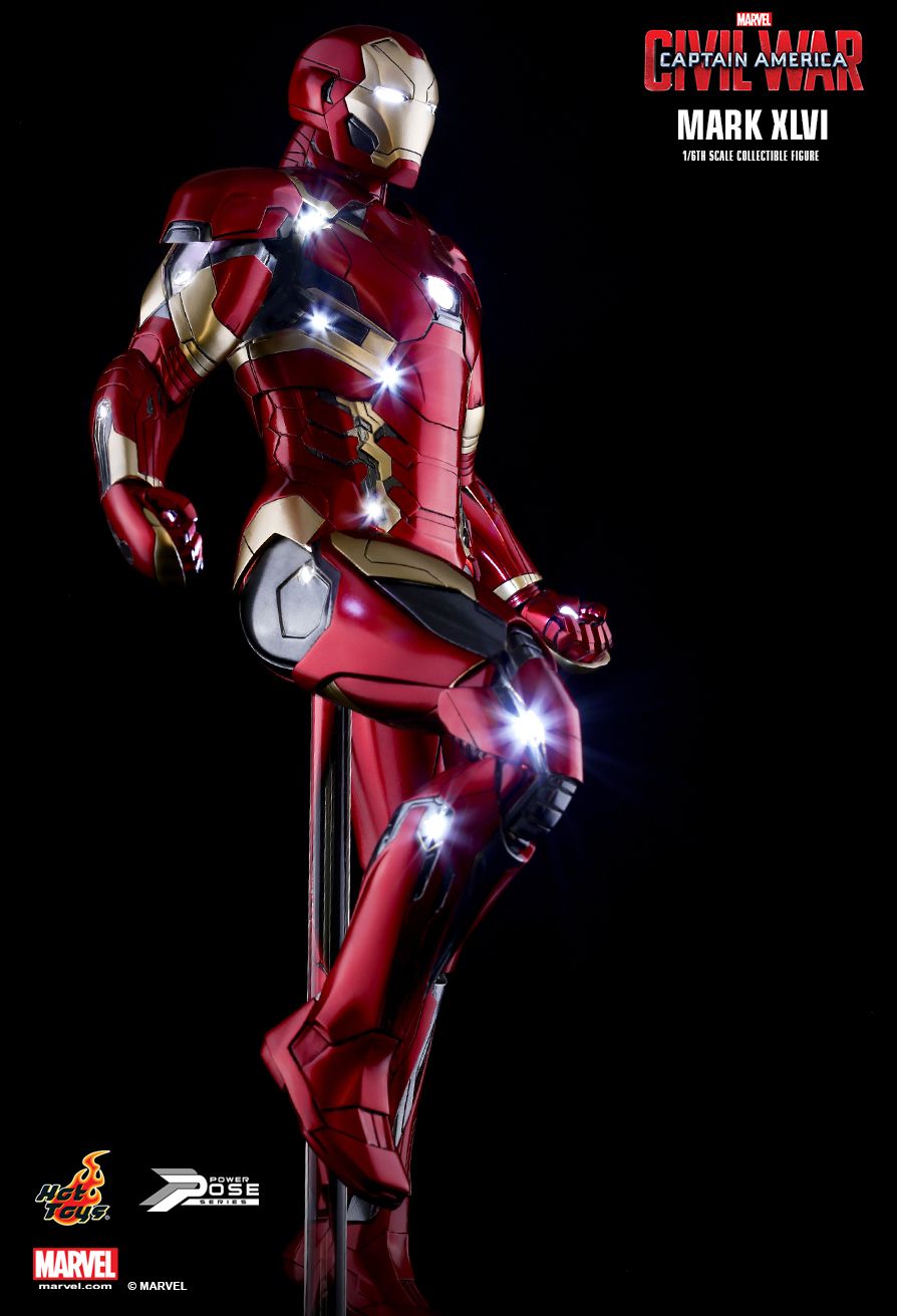 hot toys iron man power pose