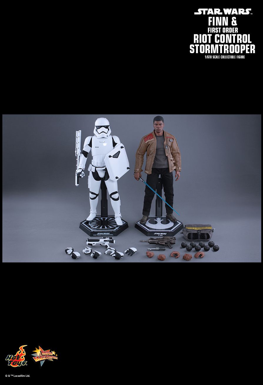 Hot Toys 1:6 MMS346 Star Wars Riot Control Stormtrooper Figure Blaster Palms