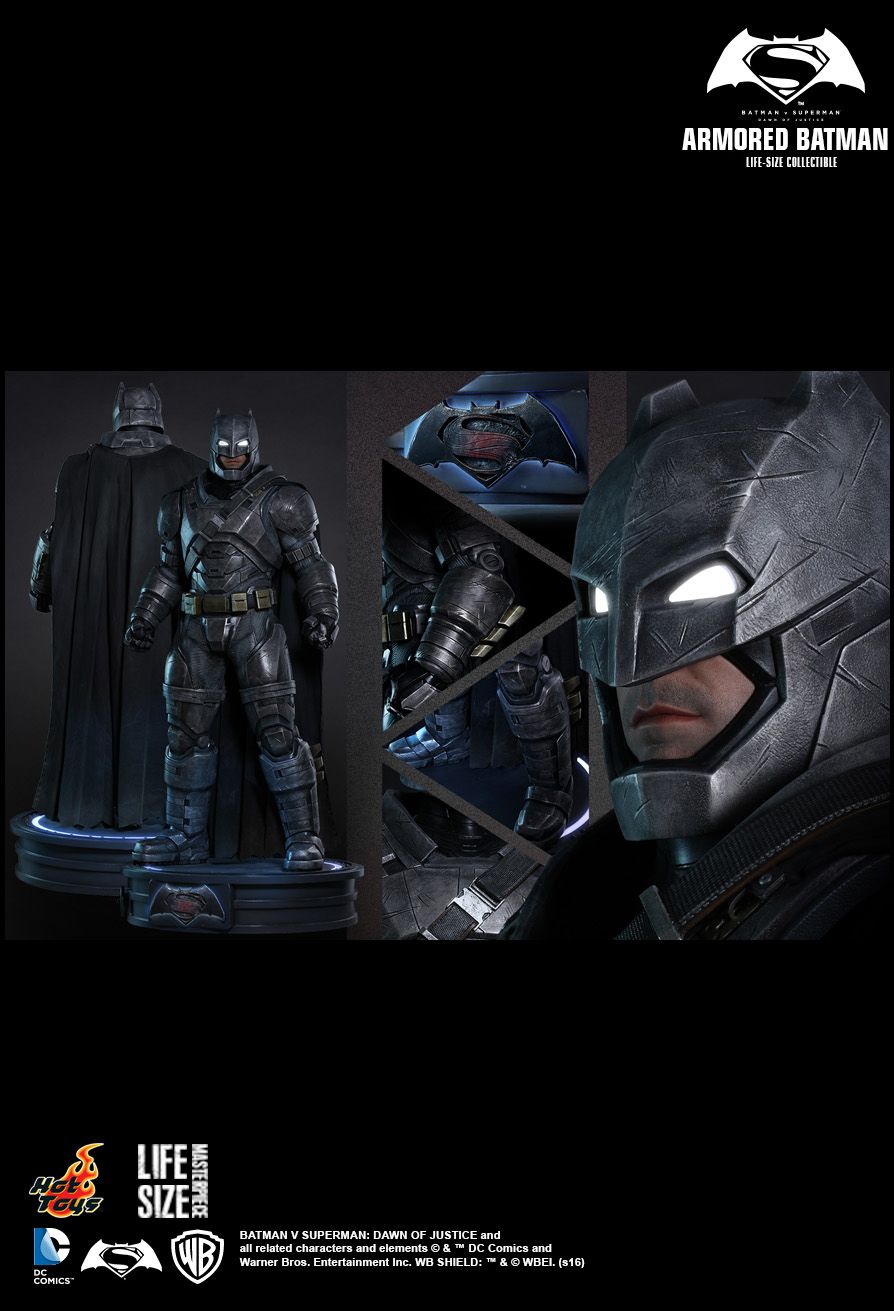 [Hot Toys] Batman vs. Superman: Dawn of Justice - Armored Batman life Size PD1454063364IE7