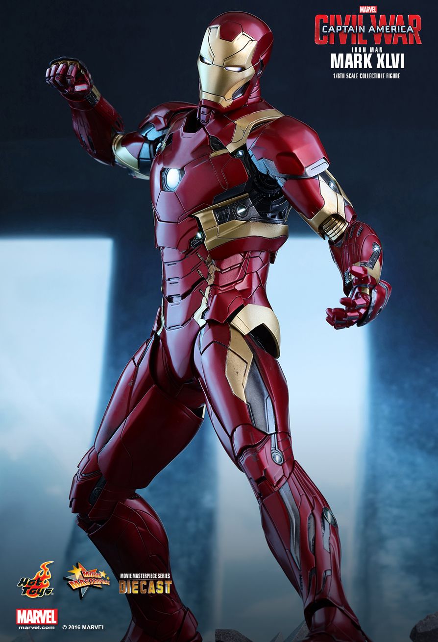 hot toys iron man mark 46 for sale