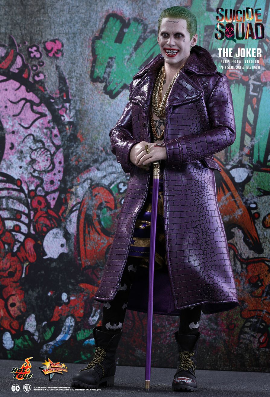 1//6 Purple Coat Hot Toys MMS382 Suicide Squad The Joker Purple Coat Version