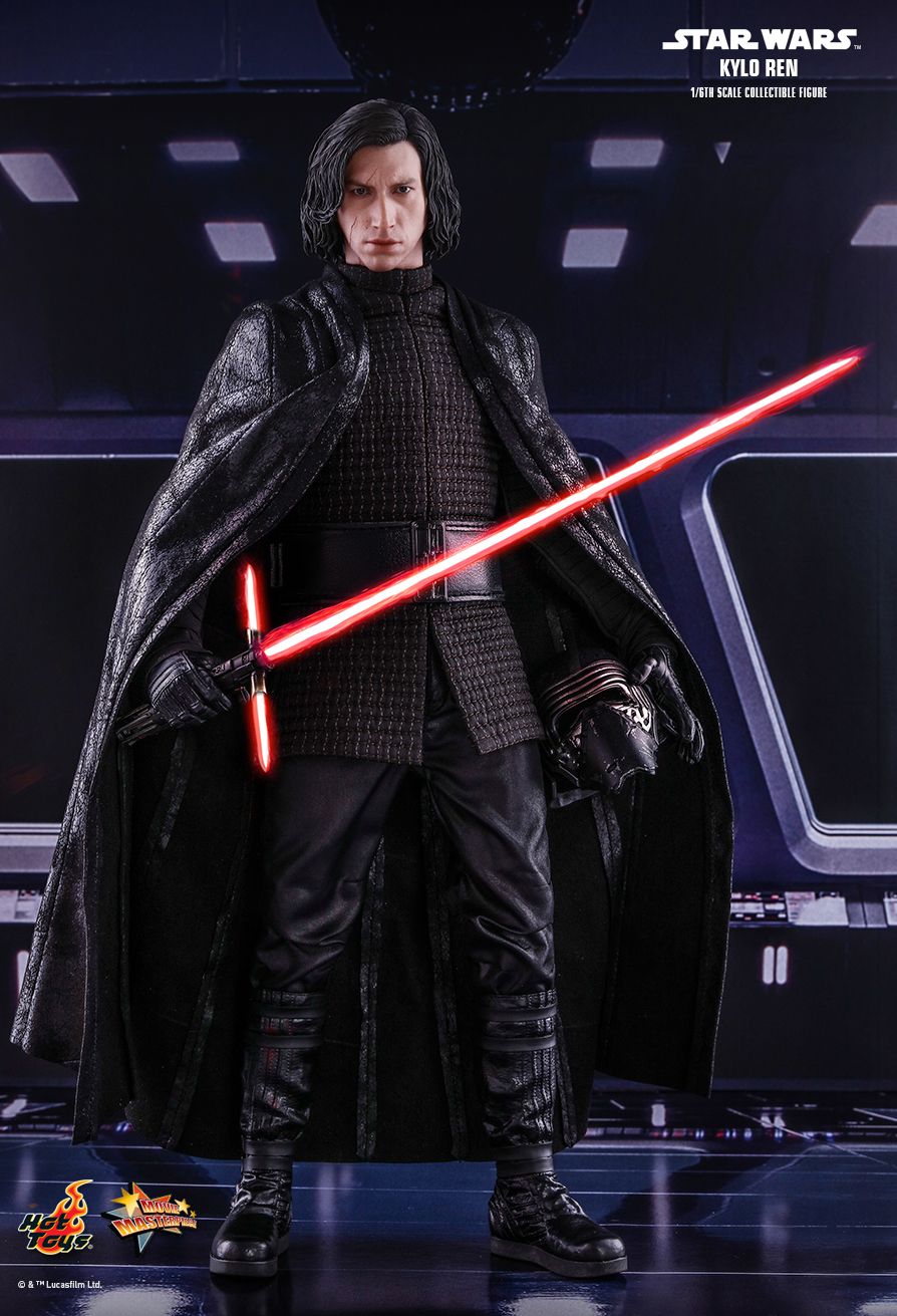 kylo ren last jedi hot toys