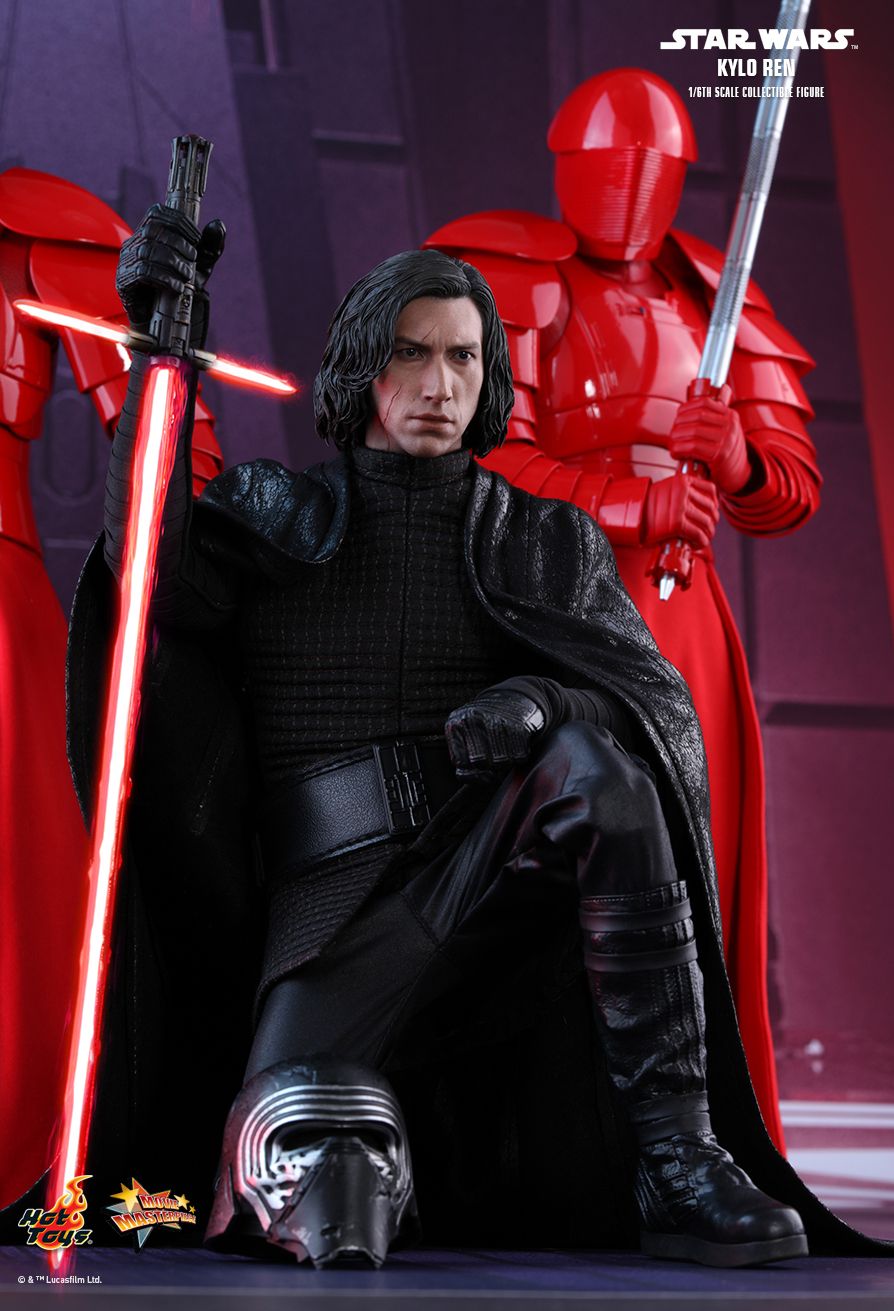toys star wars the last jedi kylo ren 1 6th scale light coat