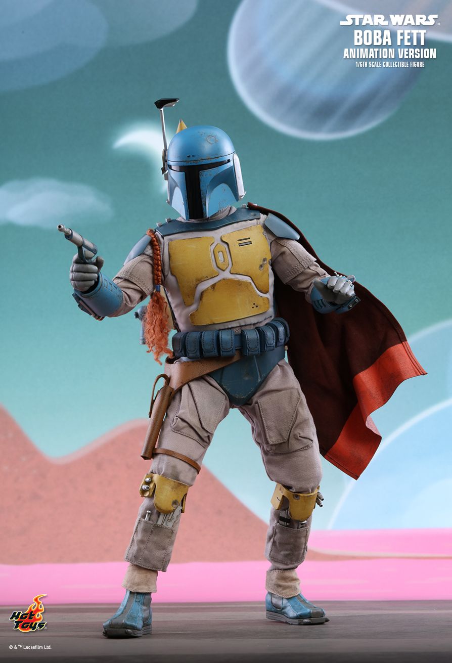toys star wars boba fett animation version 1 6th color animation