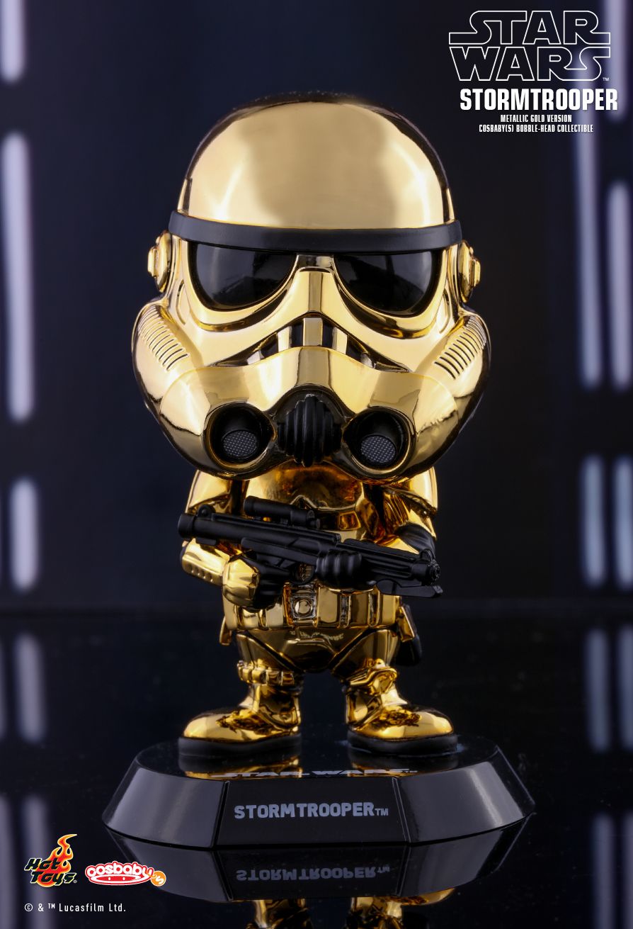 Hot Toys Star Wars Stormtrooper Cosbaby Gold /& Copper Metallic Color Version