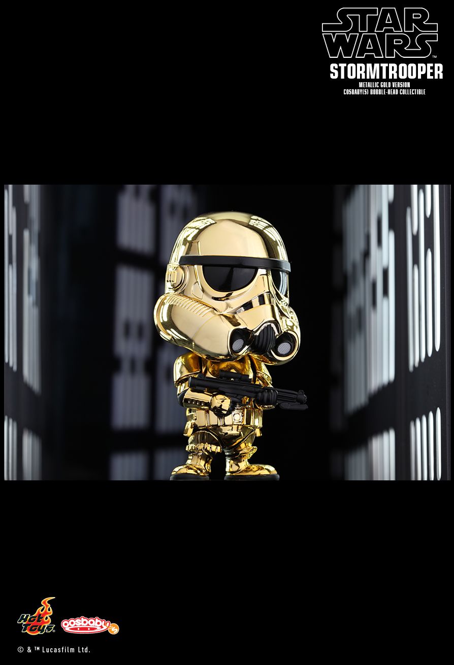 Hot Toys Star Wars Stormtrooper Cosbaby Gold /& Copper Metallic Color Version