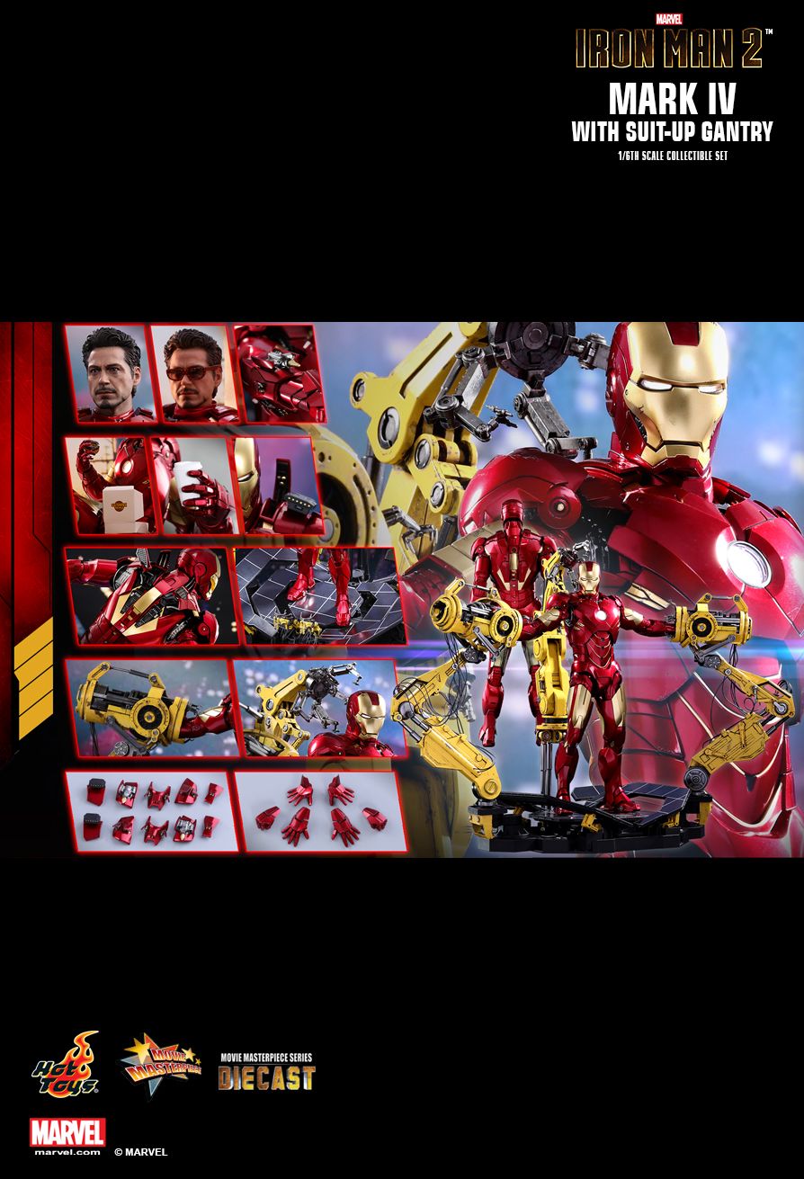 hot toys iron man with gantry