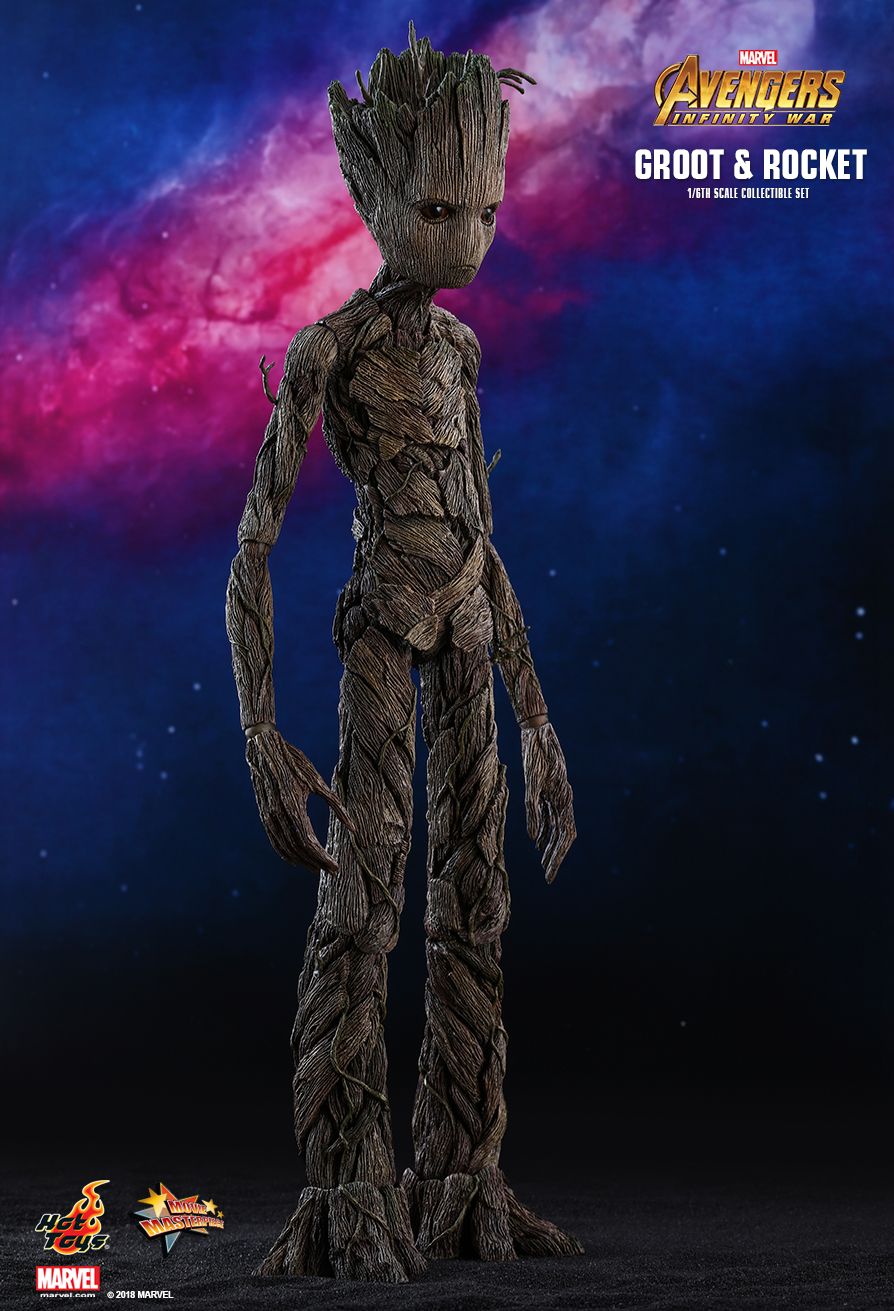 Hot Toys : Avengers: Infinity War - Groot & Rocket 1/6th scale Collectible Set