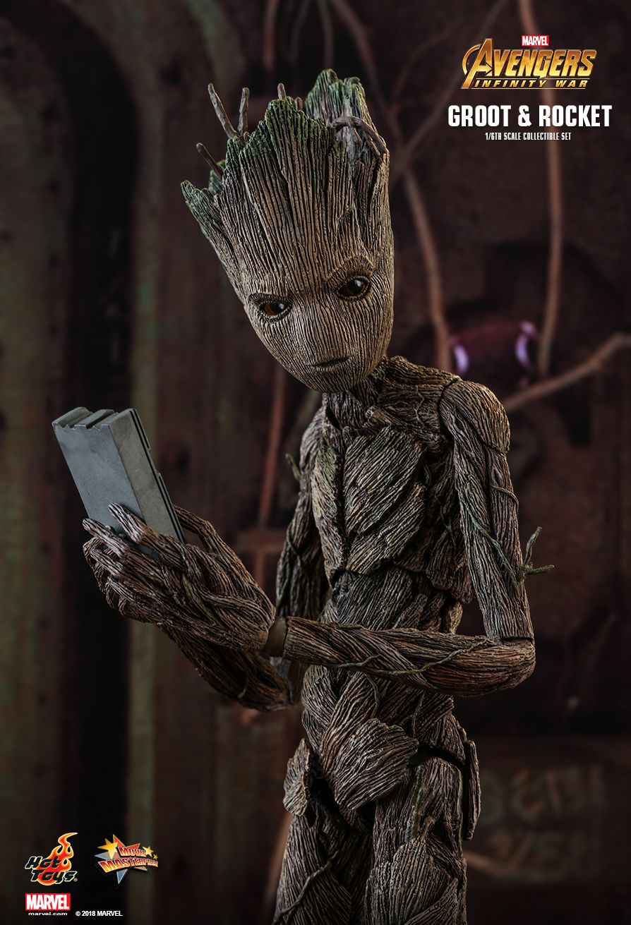 groot hot toys infinity war