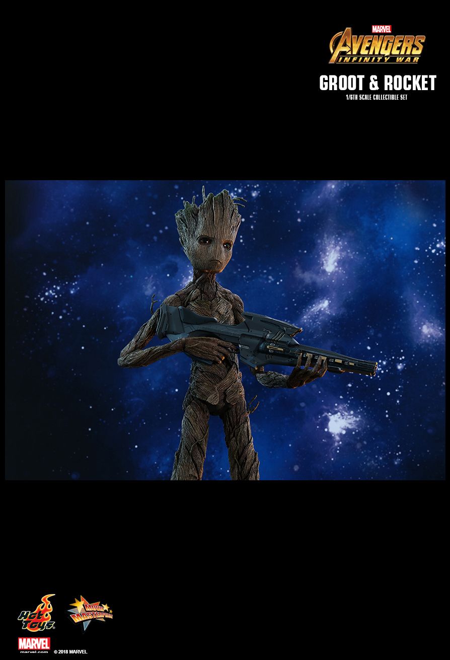 Hot Toys : Avengers: Infinity War - Groot & Rocket 1/6th scale Collectible Set