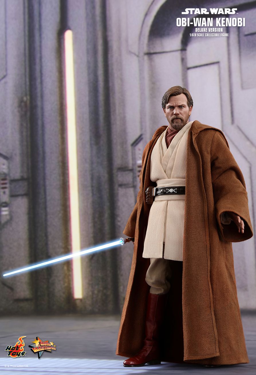 Hot Toys Star Wars Obi-Wan Kenobi Deluxe Figure Episode 3 Revenge of the Sith