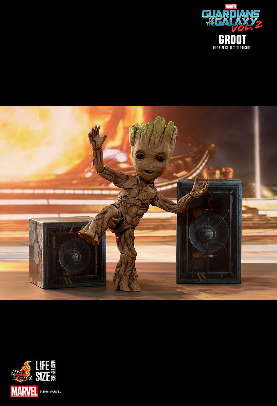 GUARDIANS OF THE GALAXY 2 Groot Slim Ver 1//1 Life-Size Figure LMS005 Hot Toys