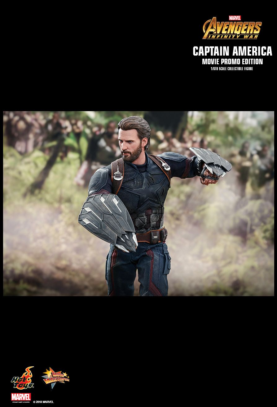 hot toys infinity war captain america movie promo