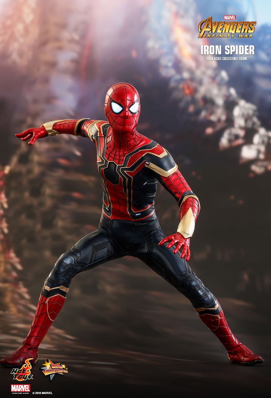 hot toys infinity war spiderman