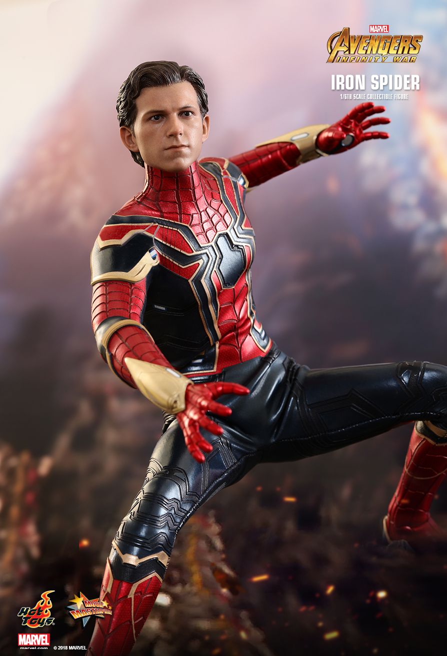 iron spider hot toys infinity war