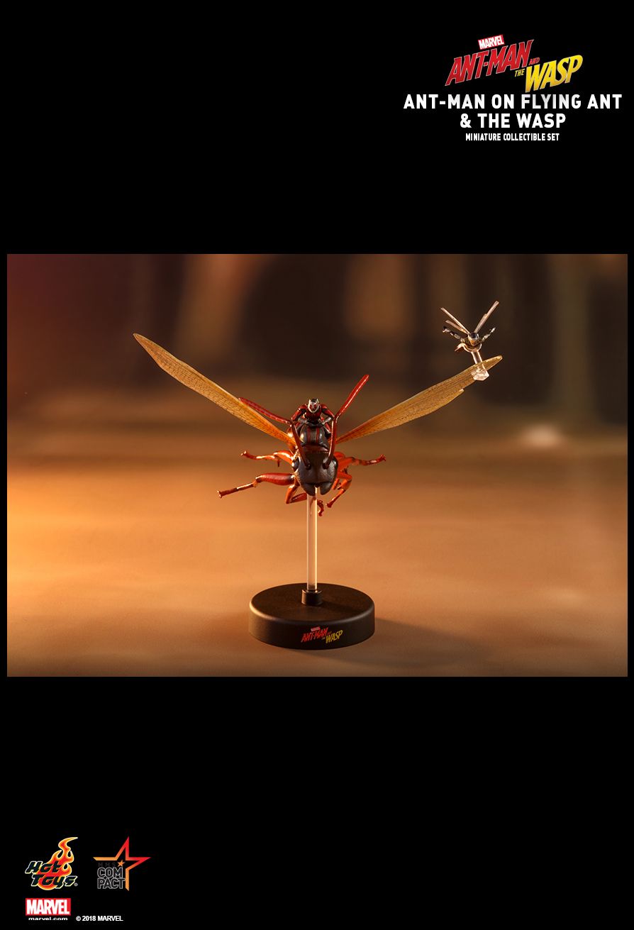 Hot Toys : Ant-Man and the Wasp - Ant-Man on Flying Ant and the Wasp Miniature Collectible Set