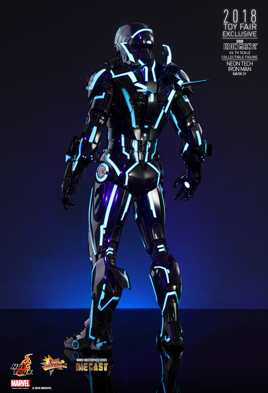 Neon Tech Iron Man Mark IV 1/6th scale 