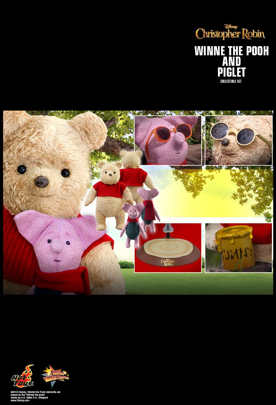 Hot Toys : Christopher Robin - Winnie the Pooh and Piglet Collectible Set