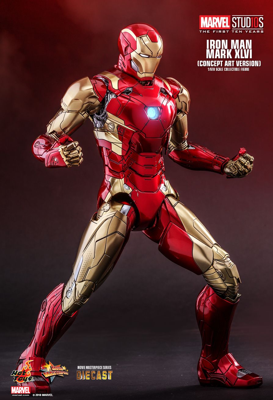 hot toys iron man mark xlvi concept art version