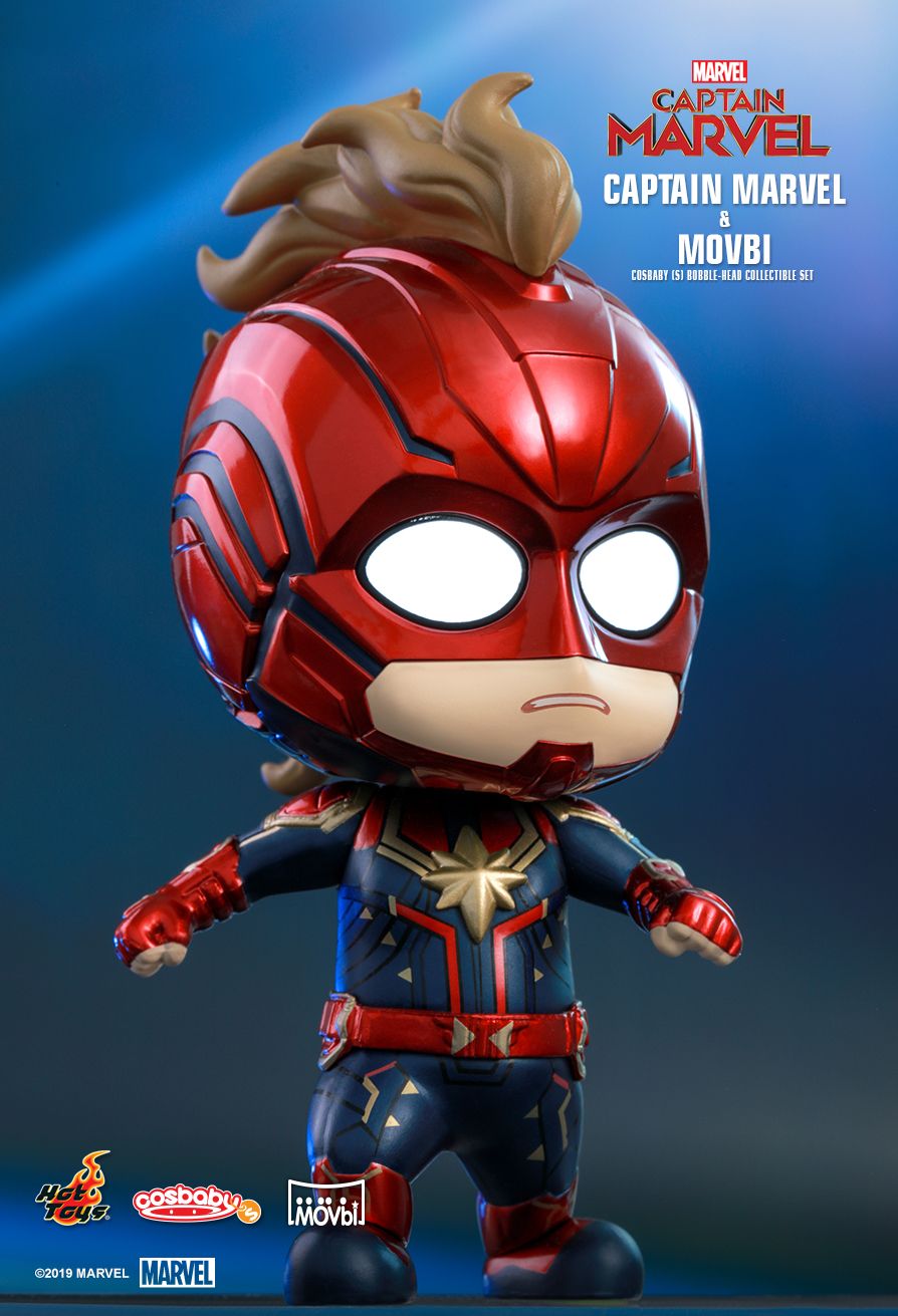 Hot Toys : Captain Marvel - Captain Marvel Cosbaby (S) Bobble-Head