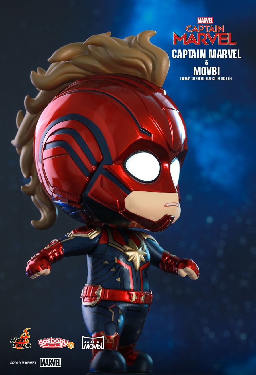 Hot Toys : Captain Marvel - Captain Marvel Cosbaby (S) Bobble-Head