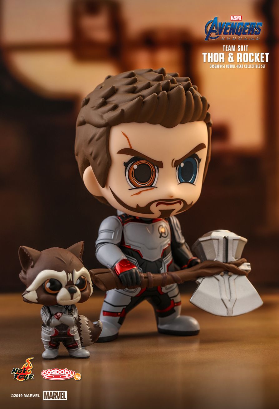 Hot Toys Avengers Endgame Thor & Rocket Cosbaby 