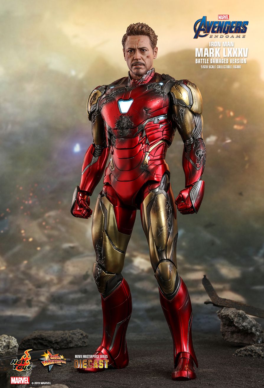 iron man damaged suit