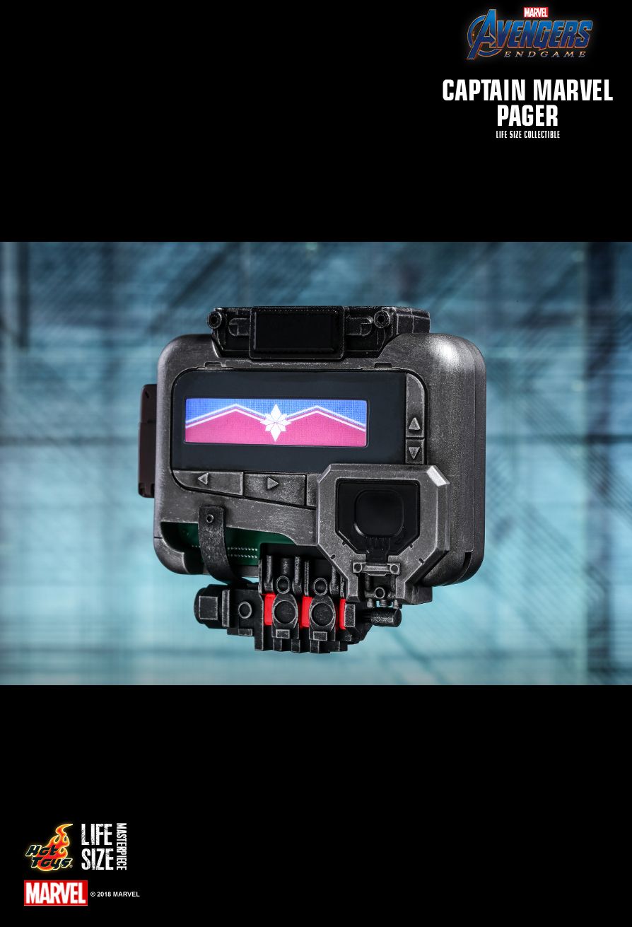 captain marvel pager hot toys
